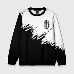 Детский свитшот Juventus black sport texture
