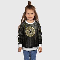 Свитшот детский Eos крипта, цвет: 3D-белый — фото 2