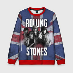 Свитшот детский Rolling Stones - Great britain, цвет: 3D-красный