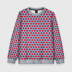 Свитшот детский Вишнёвый многогранник, цвет: 3D-меланж