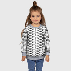 Свитшот детский BAP kpop steel pattern, цвет: 3D-меланж — фото 2