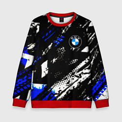 Детский свитшот BMW stripes color auto sport