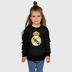 Свитшот детский Real madrid fc club, цвет: 3D-черный — фото 2