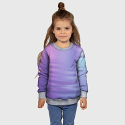 Свитшот детский Неоновая поверхность воды, цвет: 3D-меланж — фото 2