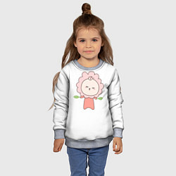 Свитшот детский Chippi Twins для неё, цвет: 3D-меланж — фото 2