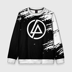 Свитшот детский Linkin Park - black and white, цвет: 3D-белый