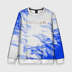 Свитшот детский Lostark flame blue, цвет: 3D-белый