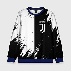 Детский свитшот Juventus краски чёрнобелые