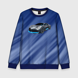 Свитшот детский Bugatti Divo, цвет: 3D-синий