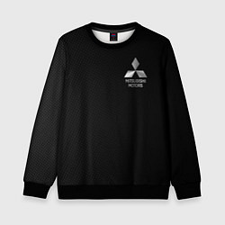 Свитшот детский Mitsubishi - carbon and metal, цвет: 3D-черный