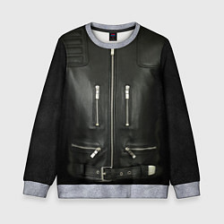 Детский свитшот Terminator first - leather jacket