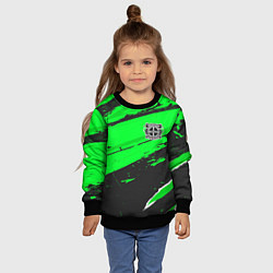 Свитшот детский Bayer 04 sport green, цвет: 3D-черный — фото 2