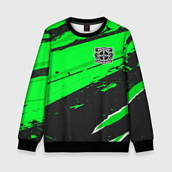 Детский свитшот Bayer 04 sport green