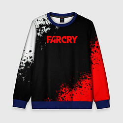 Свитшот детский Farcry текстура краски, цвет: 3D-синий