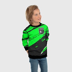 Свитшот детский Lyon sport green, цвет: 3D-черный — фото 2