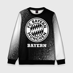 Свитшот детский Bayern sport на темном фоне, цвет: 3D-черный