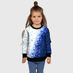 Свитшот детский Поврежденный цифровой скин, цвет: 3D-черный — фото 2