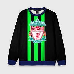 Свитшот детский Liverpool line green, цвет: 3D-синий