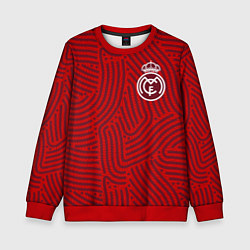 Свитшот детский Real Madrid отпечатки, цвет: 3D-красный
