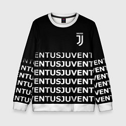 Детский свитшот Juventus pattern fc club steel