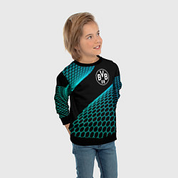 Свитшот детский Borussia football net, цвет: 3D-черный — фото 2