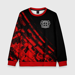 Детский свитшот Bayer 04 sport grunge