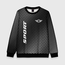 Свитшот детский Mini sport carbon, цвет: 3D-черный