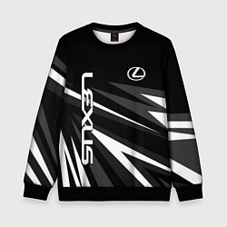 Детский свитшот Лексус - монохромная абстракция