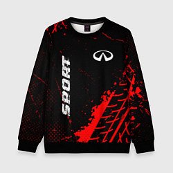 Детский свитшот Infiniti red sport tires