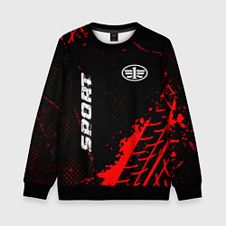 Детский свитшот FAW red sport tires