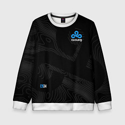 Свитшот детский Cloud9 - team 2024, цвет: 3D-белый