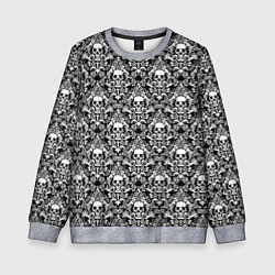 Свитшот детский Skull patterns, цвет: 3D-меланж