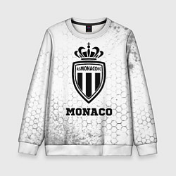 Свитшот детский Monaco sport на светлом фоне, цвет: 3D-белый