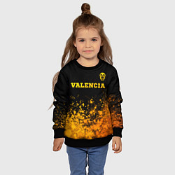 Свитшот детский Valencia - gold gradient посередине, цвет: 3D-черный — фото 2