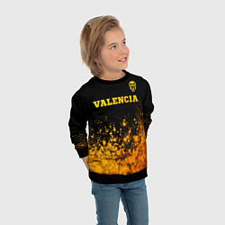 Свитшот детский Valencia - gold gradient посередине, цвет: 3D-черный — фото 2