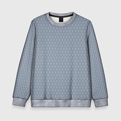 Детский свитшот Серо-синий паттерн