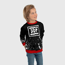 Свитшот детский DDT rock group, цвет: 3D-красный — фото 2