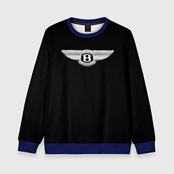 Свитшот детский Bentley logo, цвет: 3D-синий