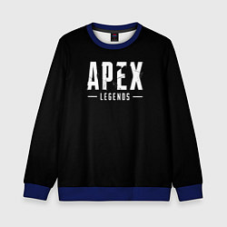 Свитшот детский Apex legends logo, цвет: 3D-синий