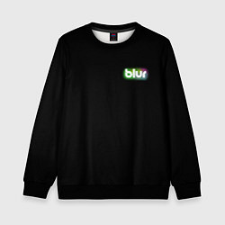 Свитшот детский Blur, цвет: 3D-черный