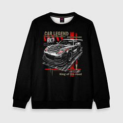Свитшот детский Rx7 korch drift, цвет: 3D-черный
