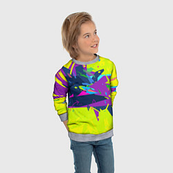 Свитшот детский В стиле киберпанка, цвет: 3D-меланж — фото 2