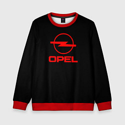 Свитшот детский Opel red logo auto, цвет: 3D-красный