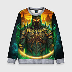 Свитшот детский Elden Ring black knight, цвет: 3D-меланж