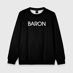 Свитшот детский Барон baron, цвет: 3D-черный