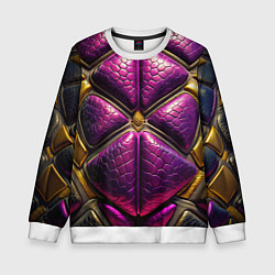Детский свитшот Текстурная кожа в космическом стиле костюма жука