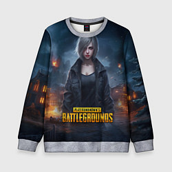 Свитшот детский PUBG game wallpaper, цвет: 3D-меланж
