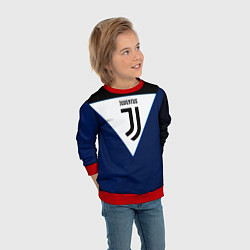 Свитшот детский Juventus sport geometry color, цвет: 3D-красный — фото 2