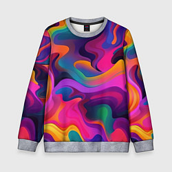 Детский свитшот Неоновые формы