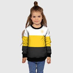 Свитшот детский За веру царя и святую триединую Русь КЦК желтый, цвет: 3D-черный — фото 2